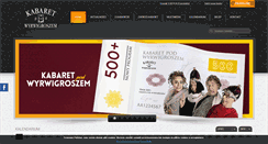 Desktop Screenshot of kabaret.pl
