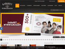 Tablet Screenshot of kabaret.pl